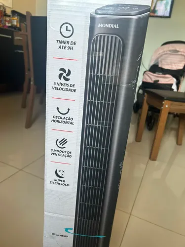 MONDIAL Ventilador de Torre Air Tower, Preto, 45W, 220V