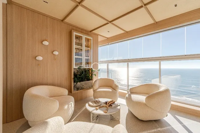 Belo Apartamento Mobiliado Com Vista Mar