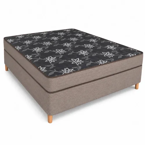 Cama box casal (acoplado, Orthobox) 