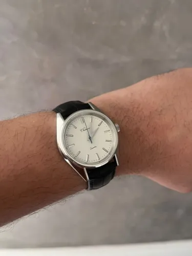 Relógio Chameri Quartz Minimalista - Safira, Aço Inoxidável - Excelente Estado