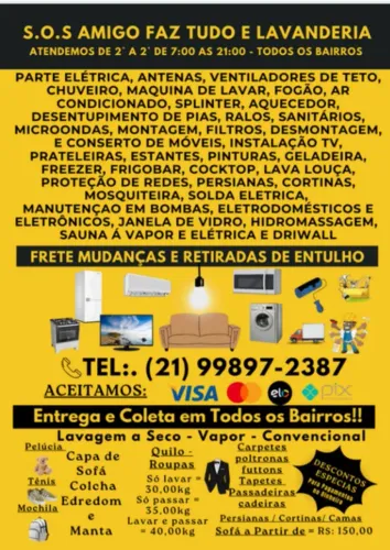 Reparos em geral e manutenções