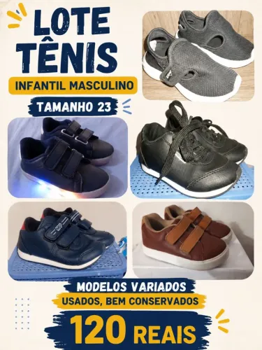 Lote tênis infantil menino