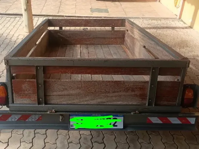Oportunidade carretinha reboque conservada oportunidade