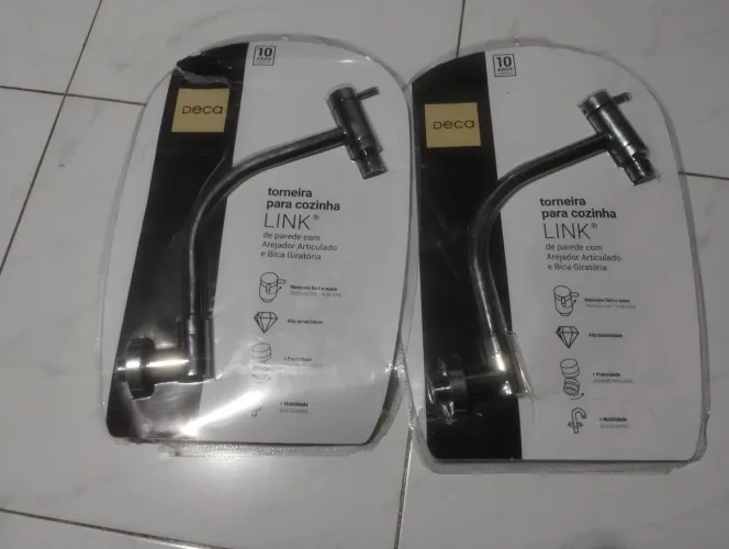 vendo 5 torneira de parede Deca 250 cada