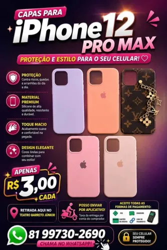 Capa iPhone 12 Pro Max (seminovas)
