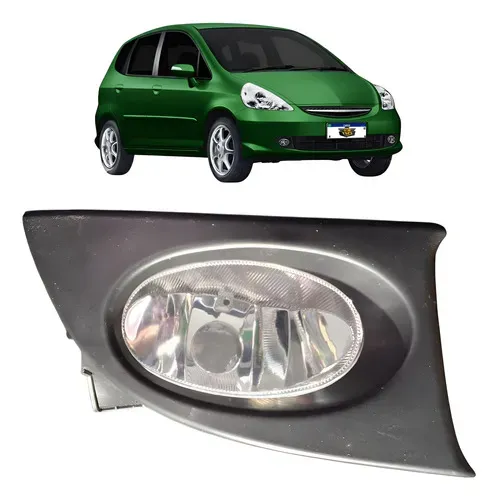 Farol De Milha Direito Honda Fit 2006 2007 2008 Transparente