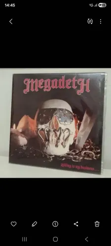 LP Vinil Killing is My Business $420 nacional Night in Buenos Aires $1100 importa Megadeth