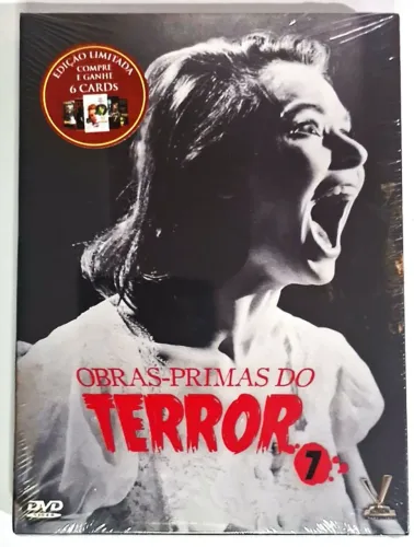 Box DVD Coleção Obras-Primas do Terror Vol. 7 Original Novo Lacrado Raro Versátil