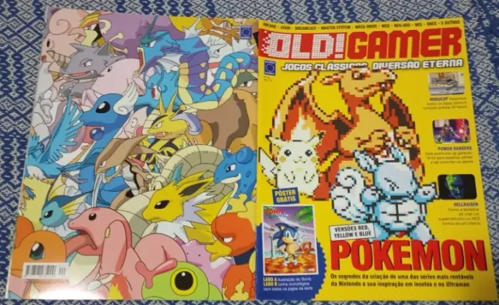 Revista Old Gamer Nº 20 Pokémon + Pôster Sonic