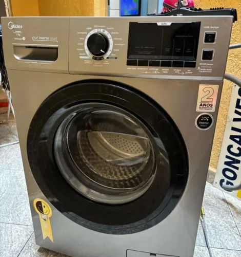 Lavadora smart inverter 11kg inox