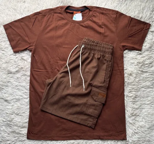 Kit Camisa e Short Linho