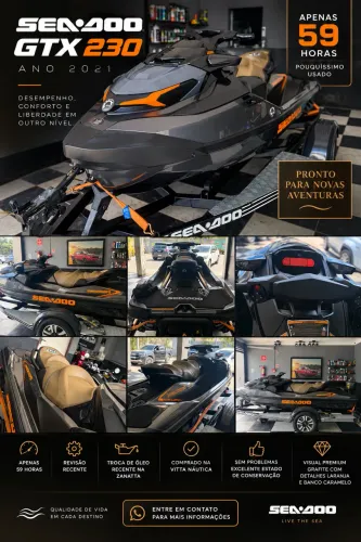 SEA-DOO GTX 230 ? 2021 | APENAS 59 HORAS