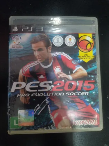 Jogo PES2015 PS3 ORIGINAL MIDIA FISICA 
