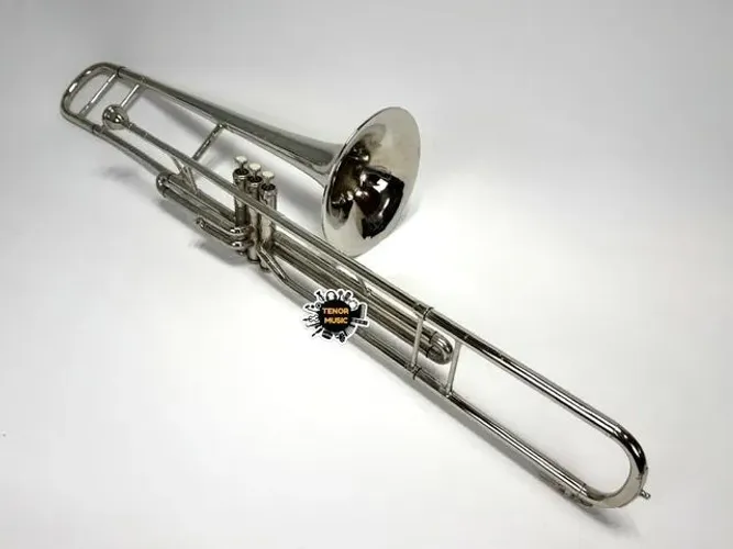TROMBONE WERIL F670 NIQUELADO - USADO
