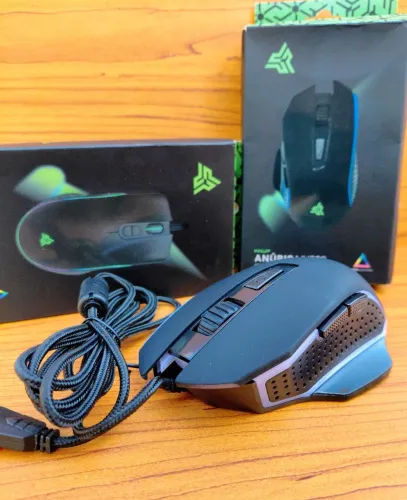 Mouse Gamer Anúbis - Novo - Entregamos