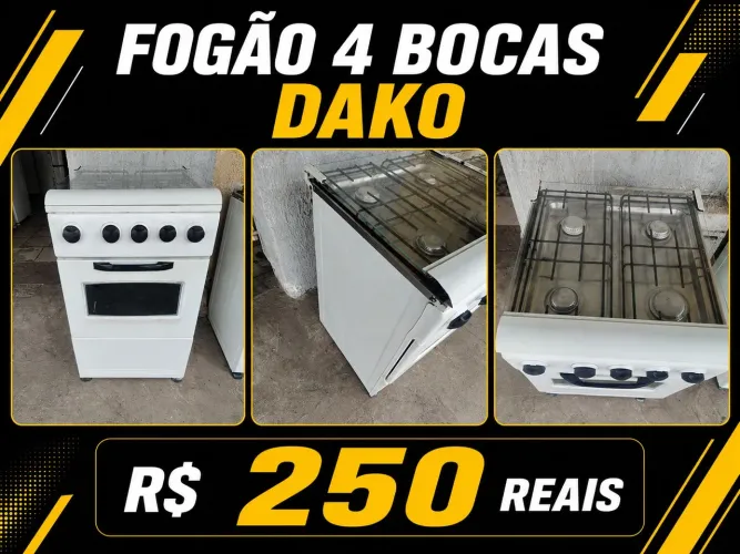 FOGÃO 4 BOCAS DAKO