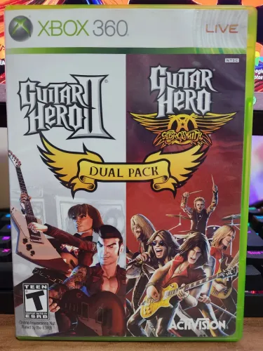 Guitar Hero Dual Pack original usado xbox 360