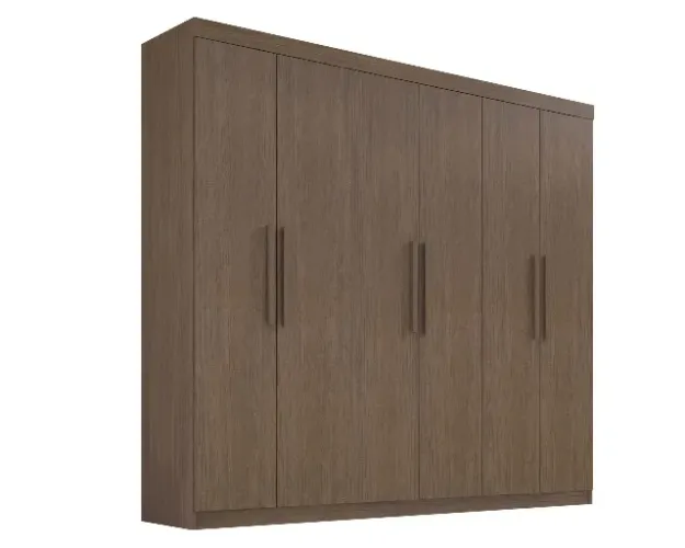 Roupeiro 100% MDF com 06 portas - Cód. ddlb6p