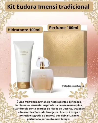 Kit Eudora Imensi tradicional feminino 