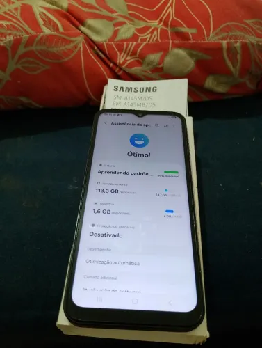 Samsung A14 semi-novo 128 GB de memória com desbloqueio digital