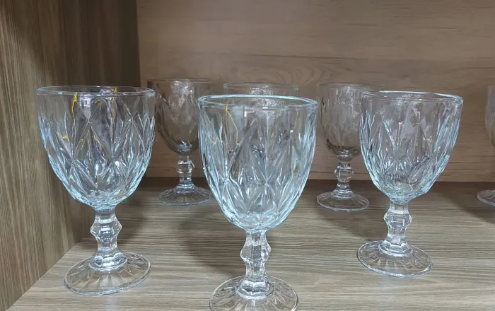 Taças de vidro