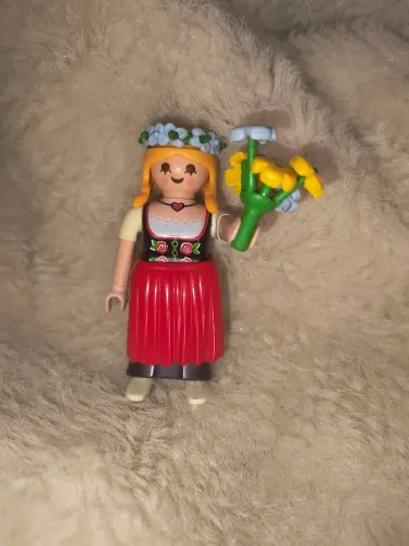 Playmobil antigo usado camponesa