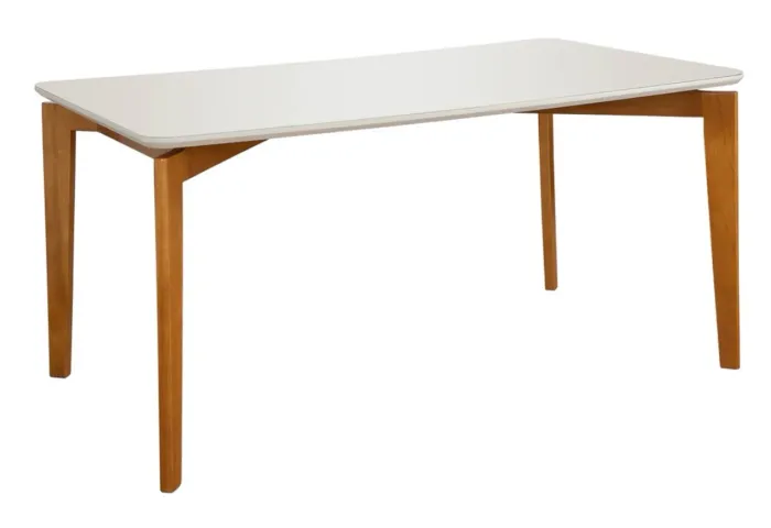 Conjunto Mesa de Jantar 180x100 + 6 Cadeiras Sylvia - Pensar Móveis (ótimo estado)