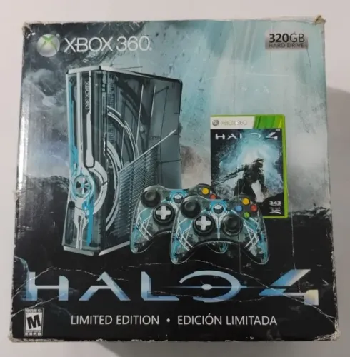 Caixa original Xbox 360 Halo 4 Limited Edition