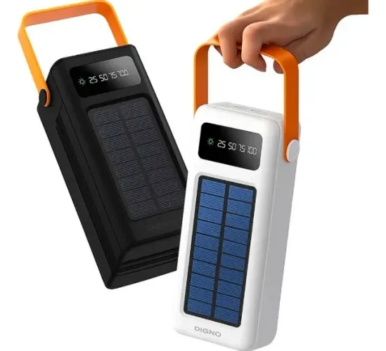 Carregador Portátil Power Bank Solar Turbo 50.000mah Rápido7 portas