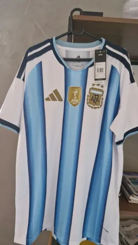 Camisa Argentina - Tailan... - Copa 2026 - Tamanho G