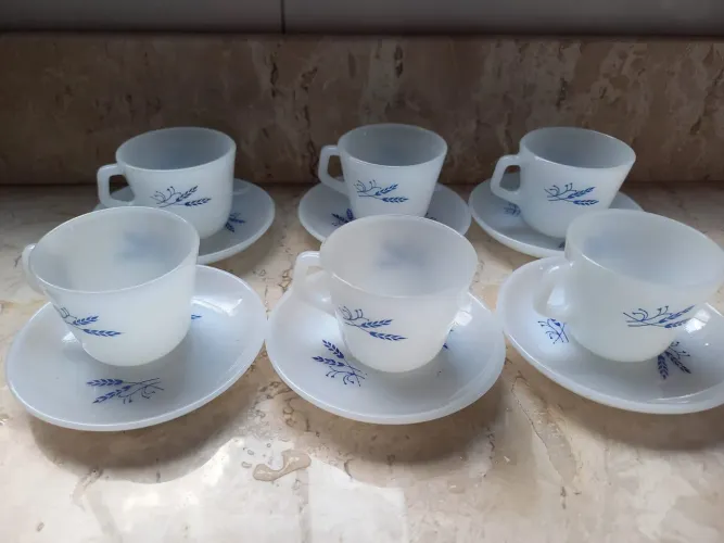 Jogo de 6 xicaras de café colorex