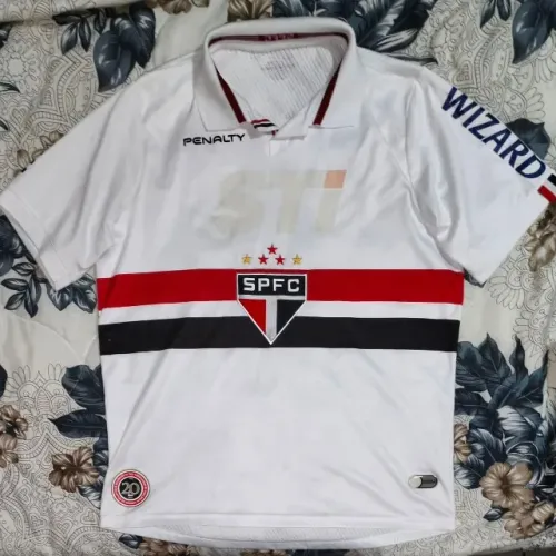 camisa original 2013 são paulo fc branca penalty tamanho gg 2014 spfc