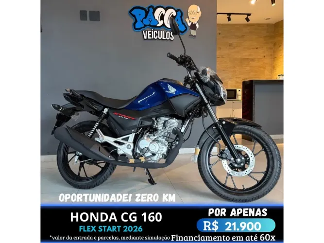 Honda Cg 160 start 2026