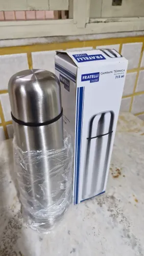 Garrafa termica fratelli inox 750ml