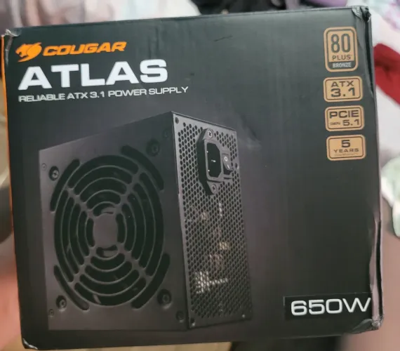 FONTE COUGAR 650W ATX 3.1 PCI 5.1
