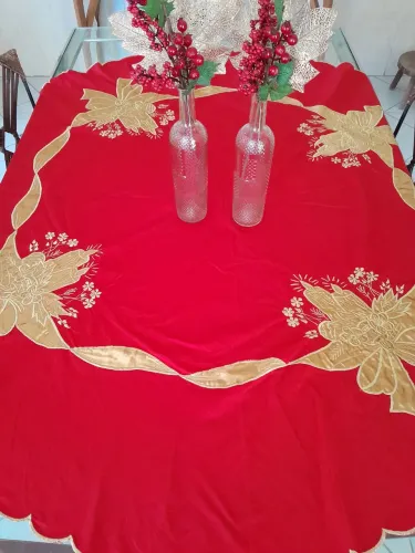 Toalha de mesa de Natal.