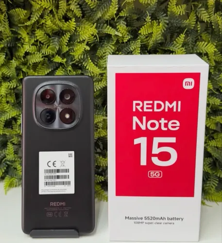Celular Xiaomi Redmi Note 15 5g 256gb 08Gb Ram Novo Entregamos