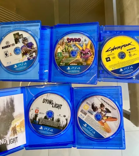 Jogos PS4 - Cyberpunk, Spyro, Madden21, DyingLigth e Overwatch - LEIA O ANÚNCIO