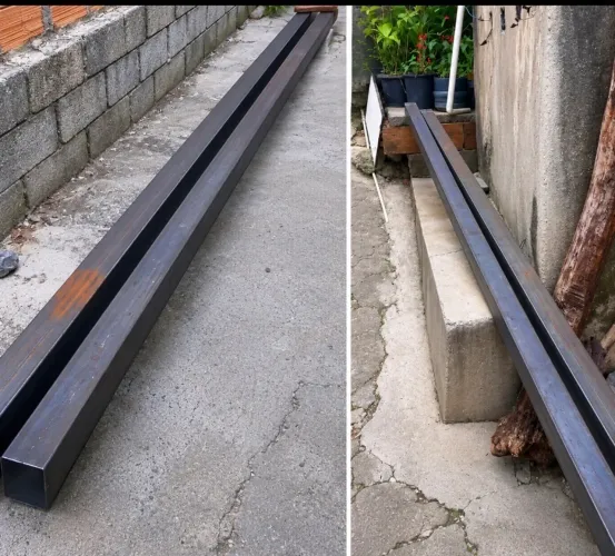 Metalon 80x80 x 6 Metros / Novo *