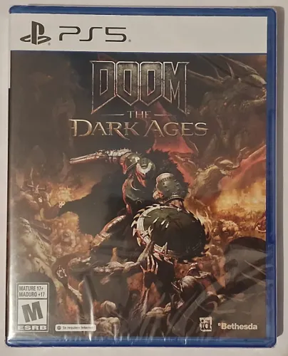 Jogo Doom The Dark Ages Americano Original Lacrado para PS5 Playstation 5