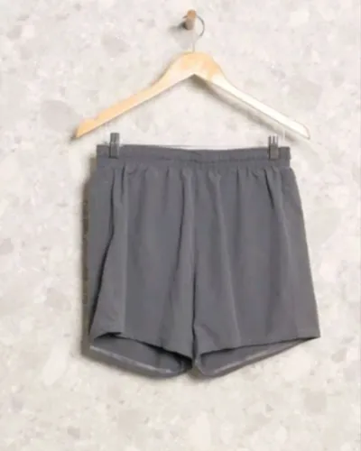 short new balance masculino cinza liso