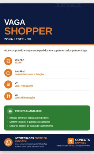 Shopper Inicio Imediato