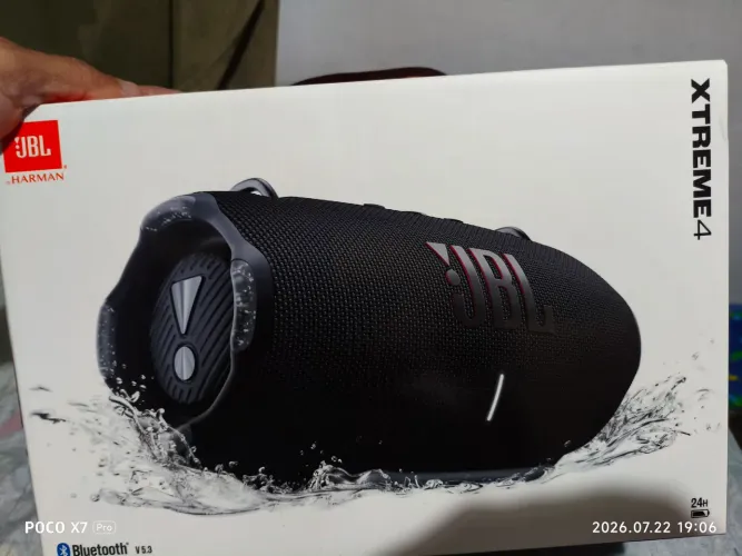 JBL Xtreme 4 zerada aceito cartão