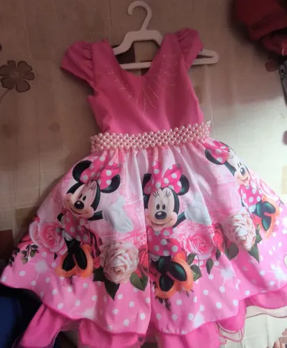 Vestido de Minnie 1 ano