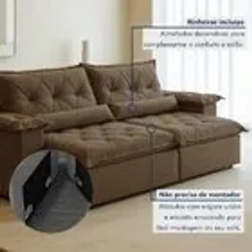Sofá Retrátil Gigante 2,90m