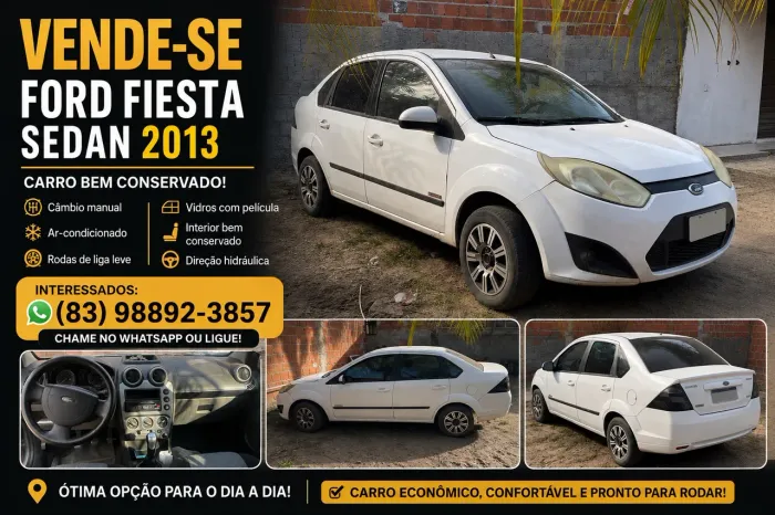 Ford Fiesta Sed. 1.6 8V Flex 4P 2013