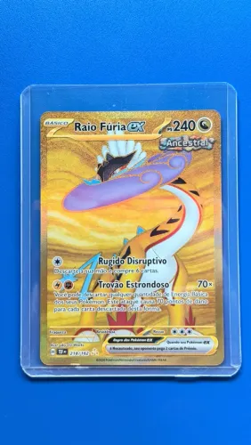 Carta Pokémon Raio Fúria Ex Foil