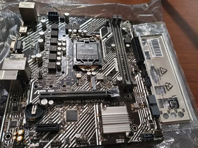 Placa Mãe ASUS Prime H510M-K (Rev 1.00) - Soquete LGA 1200 (nunca usada)