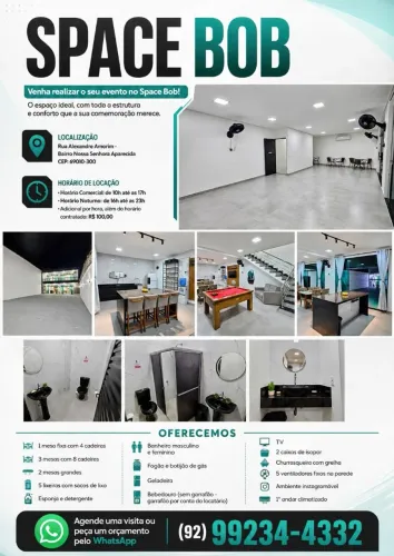Espaço para Festas e Eventos na Aparecida