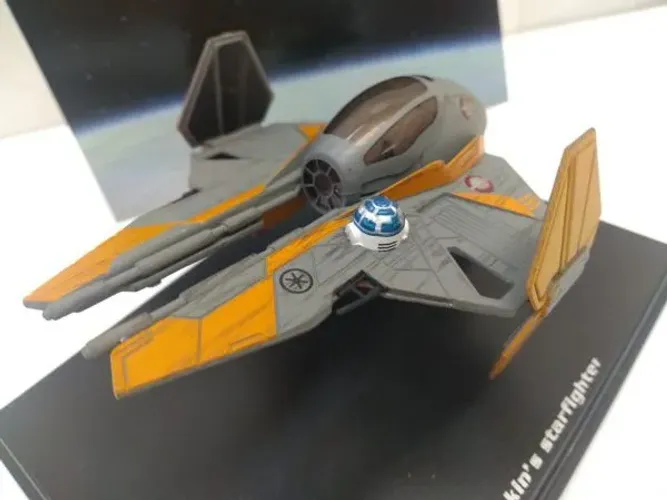 Jedi starfighter Anakin Skywalker Planeta Deagostini star wars 